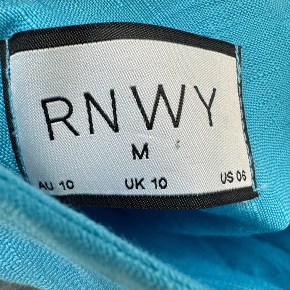 RUNAWAY aqua blue dress, size: medium - Picture 5 of 7